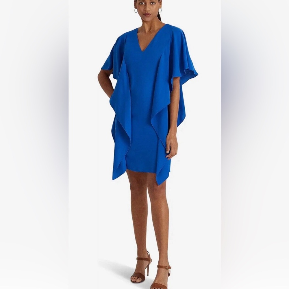ralph lauren Georgette Caftan Cocktail Dress 6